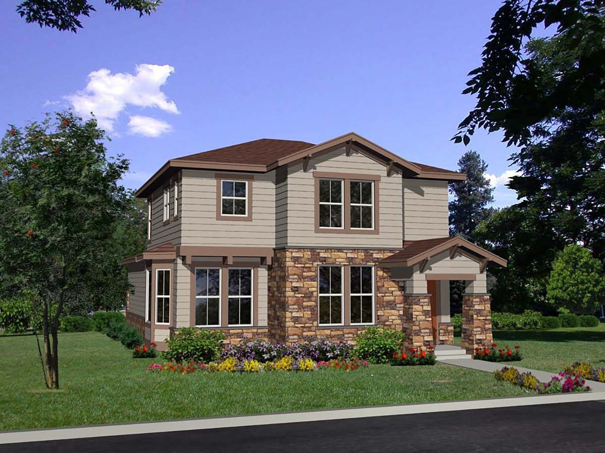 House Plan 94498 Elevation