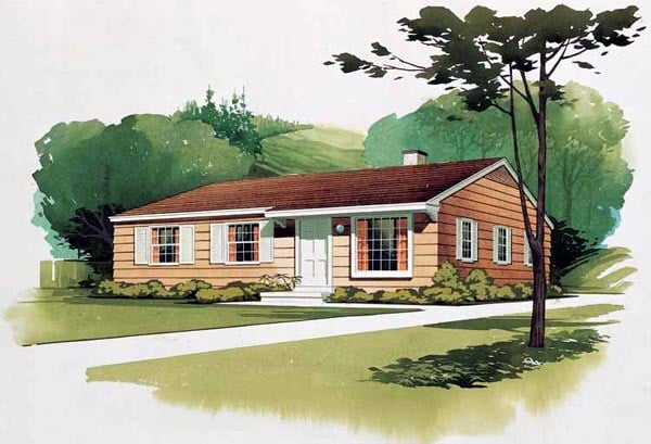 House Plan 95000 Elevation