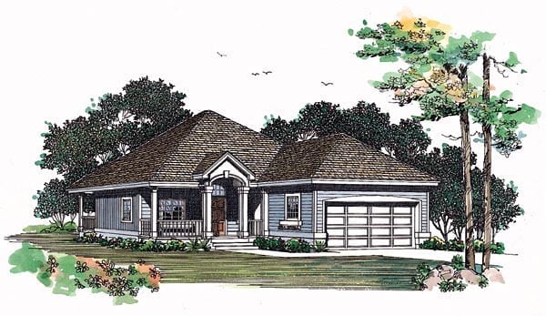 House Plan 95203 Elevation