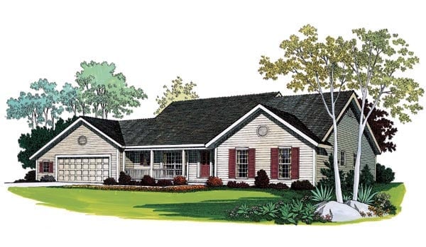 House Plan 95267 Elevation