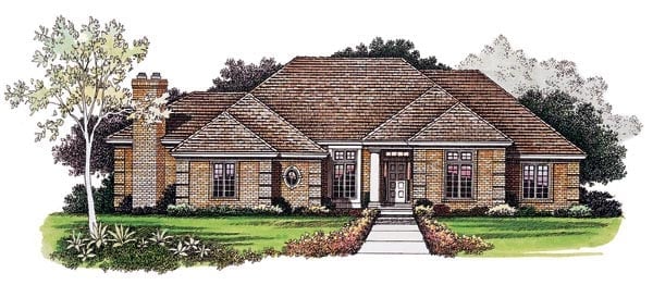 House Plan 95268 Elevation