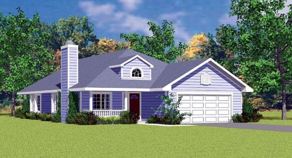 House Plan 95272 Elevation
