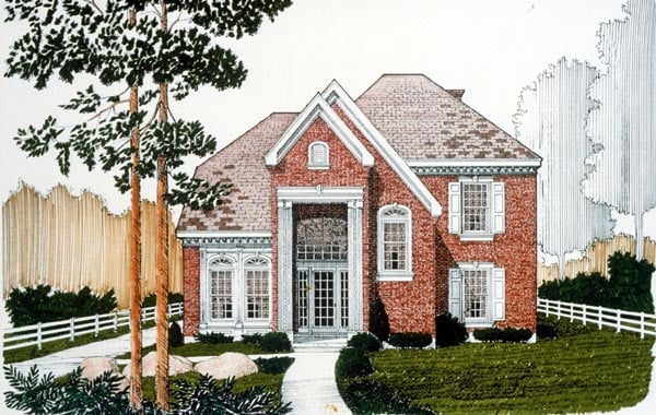 House Plan 95565 Elevation
