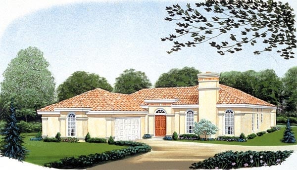 House Plan 95652 Elevation