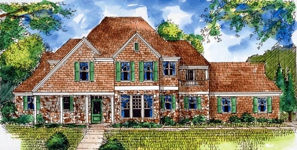House Plan 95734 Elevation
