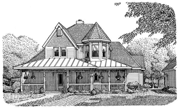 House Plan 95738 Elevation