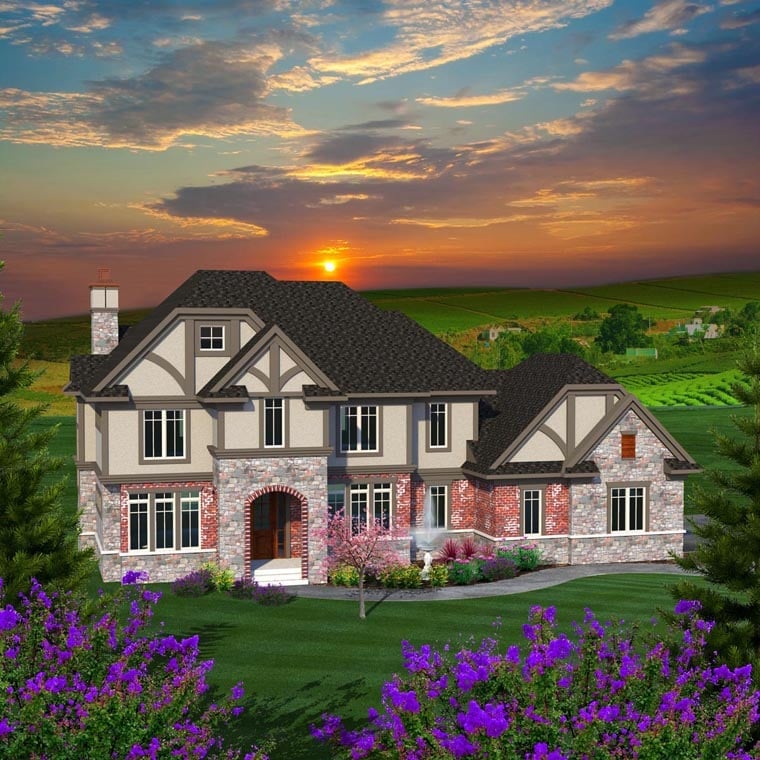 House Plan 96166 Elevation