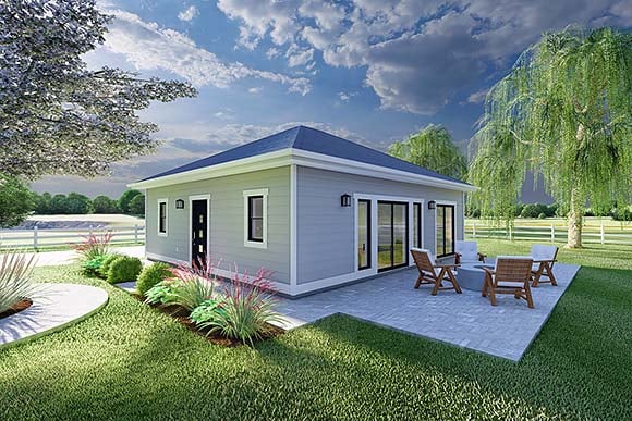 House Plan 96234 Elevation