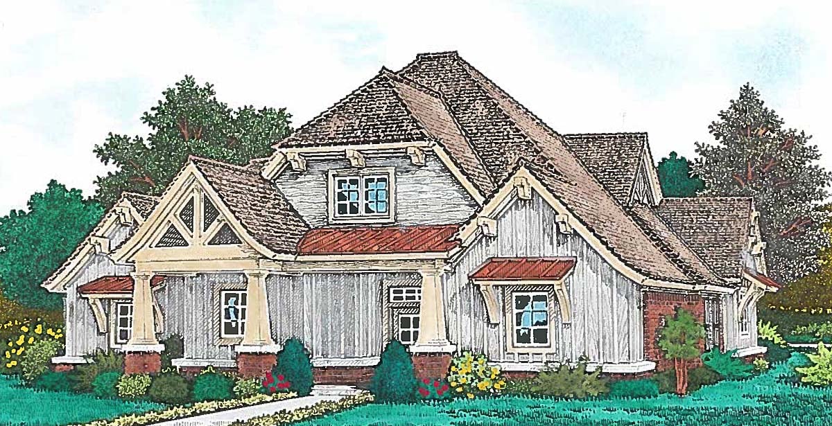 House Plan 96351 Elevation