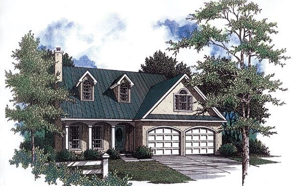 House Plan 96541 Elevation