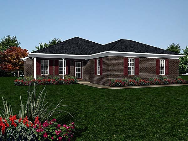 House Plan 96599 Elevation