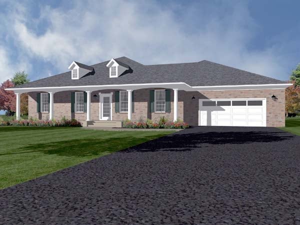 House Plan 96706 Elevation