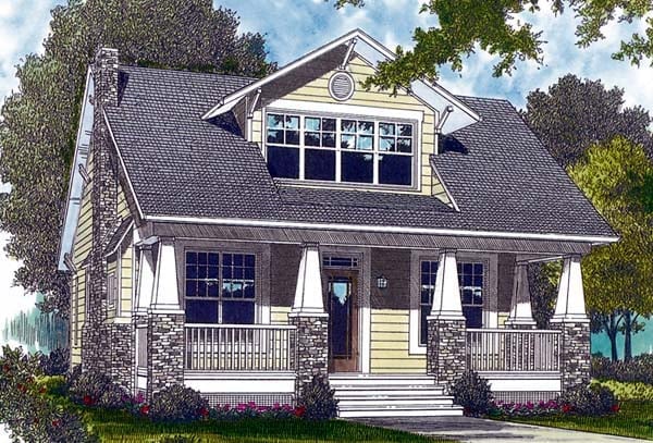 House Plan 96961 Elevation
