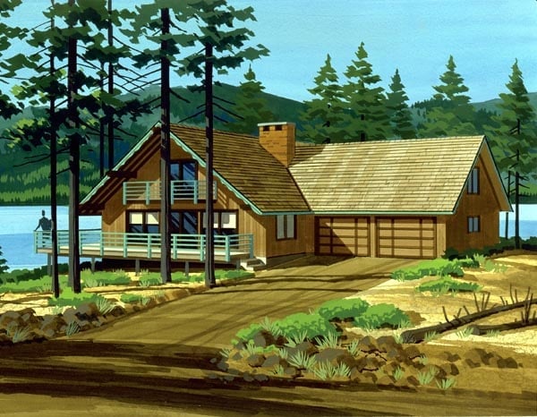 House Plan 98381 Elevation