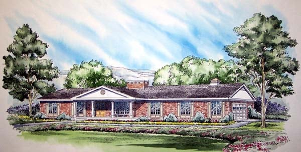 House Plan 9850 Elevation