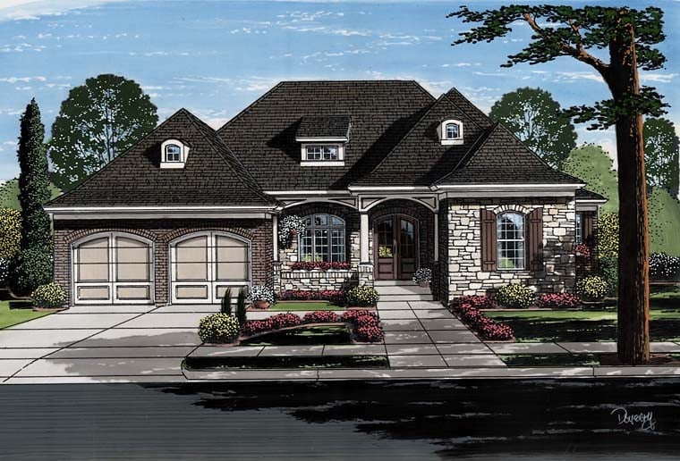 House Plan 98674 Elevation