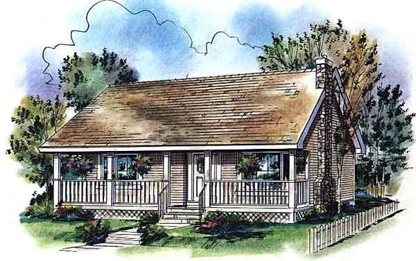 House Plan 98872 Elevation