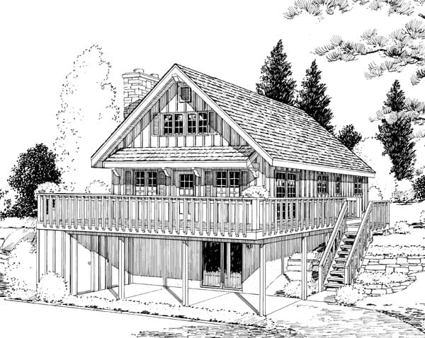 House Plan 9964 Elevation