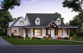 House Plan 41413 - Farmhouse Style with 2290 Sq Ft, 3 Bed, 2 Bath, 1 ...