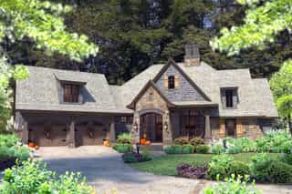 Cottage, Craftsman, Tuscan House Plan 75134 with 4 Bed, 4 Bath, 2 Car Garage Picture 70