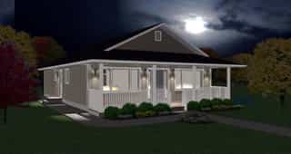 Country, Ranch House Plan 99960 with 3 Bed, 2 Bath Picture 1