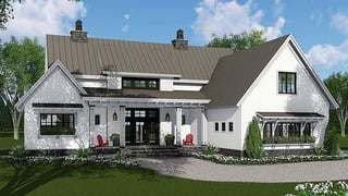 Country, Farmhouse, Southern, Traditional House Plan 42688 with 3 Bed, 3 Bath, 2 Car Garage Elevation