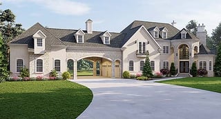 European, French Country House Plan 72226 with 5 Bed, 5 Bath, 5 Car Garage Elevation