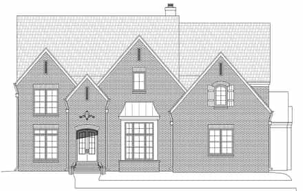 European, French Country, Traditional House Plan 40856 with 5 Bed, 5 Bath, 3 Car Garage Picture 3