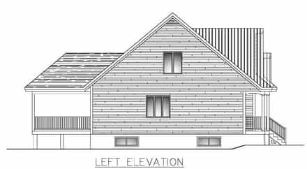 Cabin, Cottage, Country, Craftsman House Plan 50303 with 3 Bed, 3 Bath, 1 Car Garage Picture 1