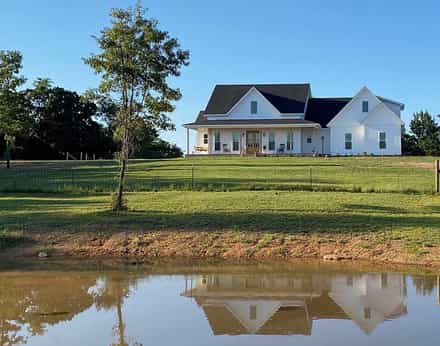 Country, Farmhouse, Southern, Traditional House Plan 56916 with 3 Bed, 3 Bath, 2 Car Garage Picture 2