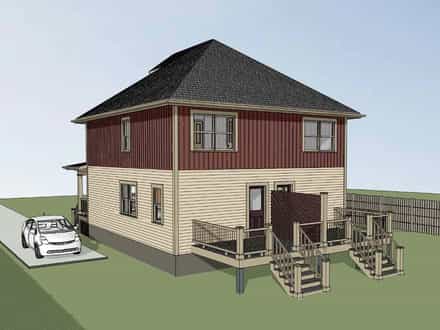 Multi-Family Plan 72793 with 4 Bed, 4 Bath Picture 1
