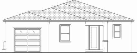 Traditional House Plan 77632 with 3 Bed, 2 Bath, 1 Car Garage Picture 3