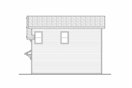 Country, Traditional Garage-Living Plan 78497, 2 Car Garage Picture 1