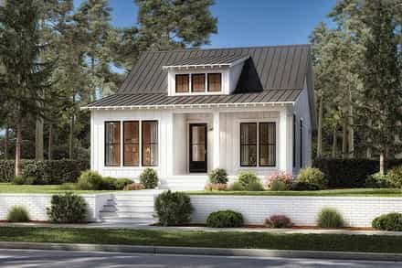 Country, Farmhouse, Traditional House Plan 80854 with 2 Bed, 2 Bath Picture 4