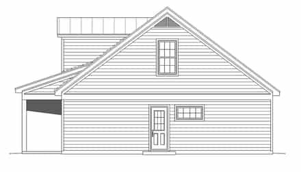 Cottage, Country, Farmhouse House Plan 80975 with 2 Bed, 2 Bath Picture 1