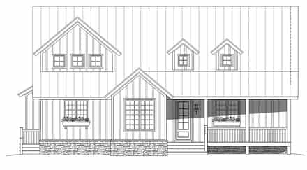 Country, Farmhouse, Ranch, Traditional House Plan 80990 with 3 Bed, 3 Bath Picture 3