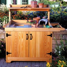 Potting Bench Woodworking Plan - Product Code DP-00193