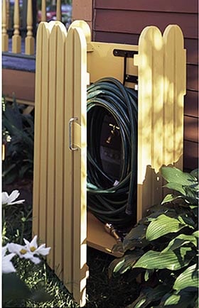 Garden Hose Hider Woodworking Plan - Product Code DP-00462