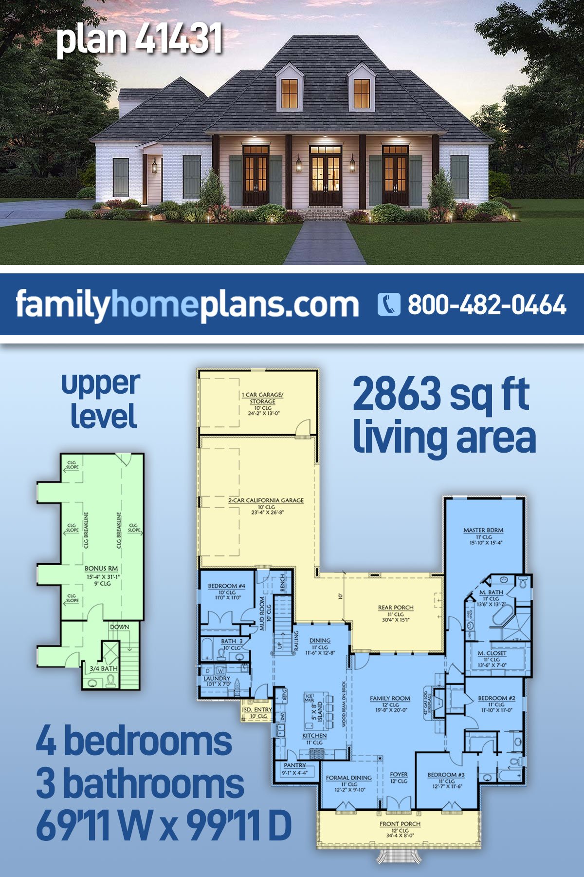 House Plan 41431