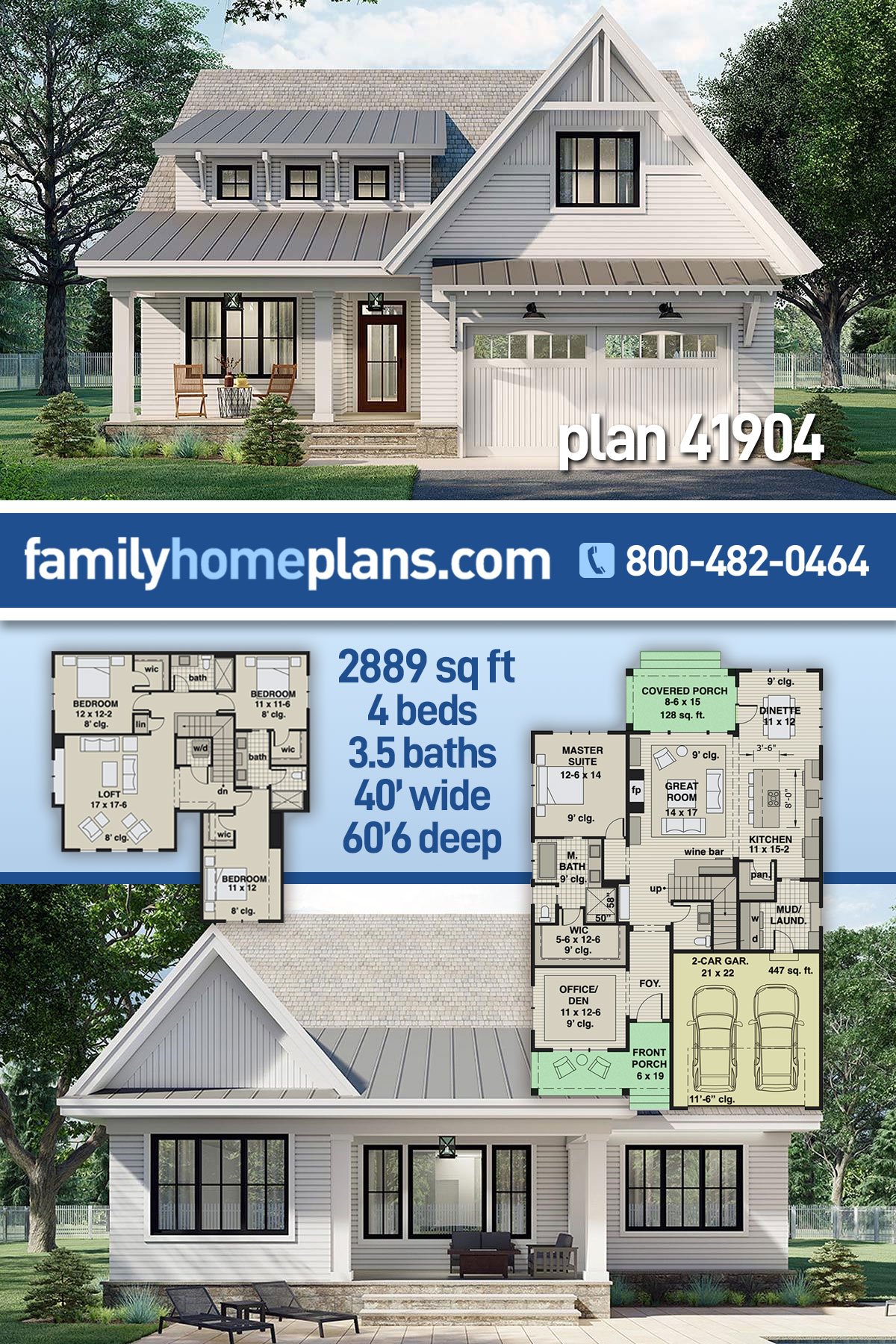 House Plan 41904