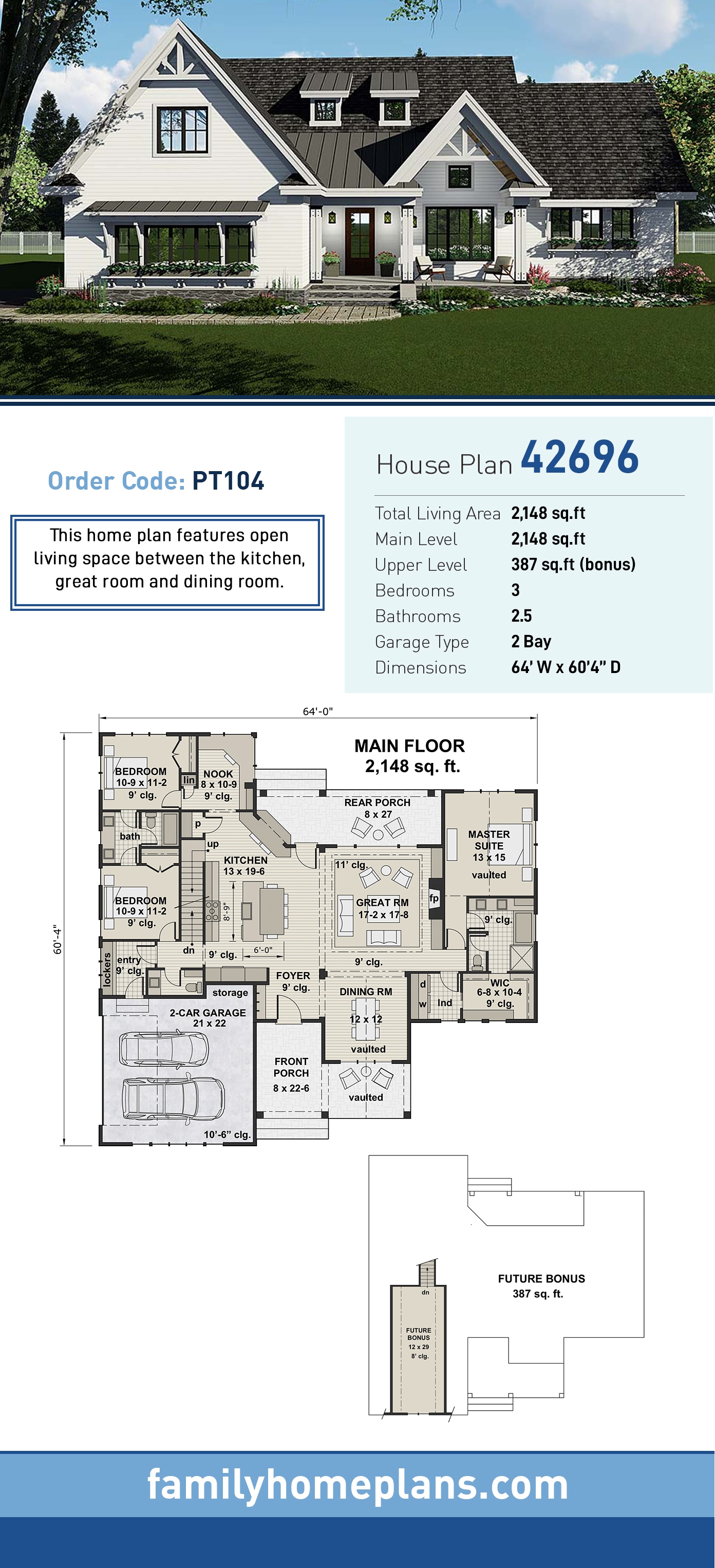 House Plan 42696