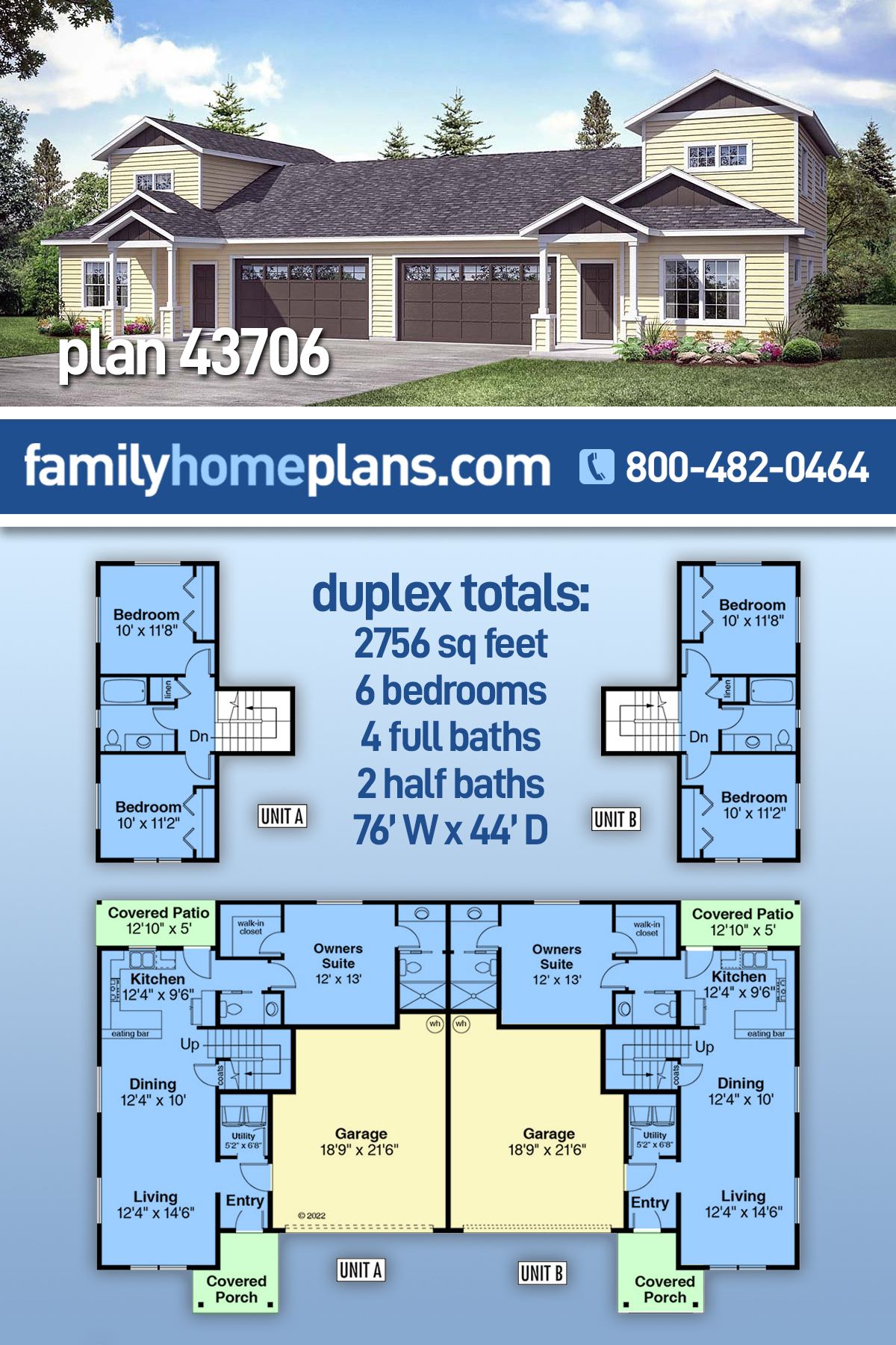 Multi-Family Plan 43706