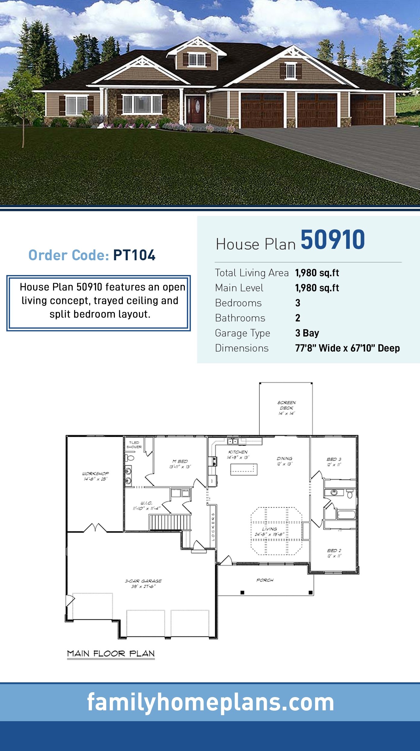House Plan 50910