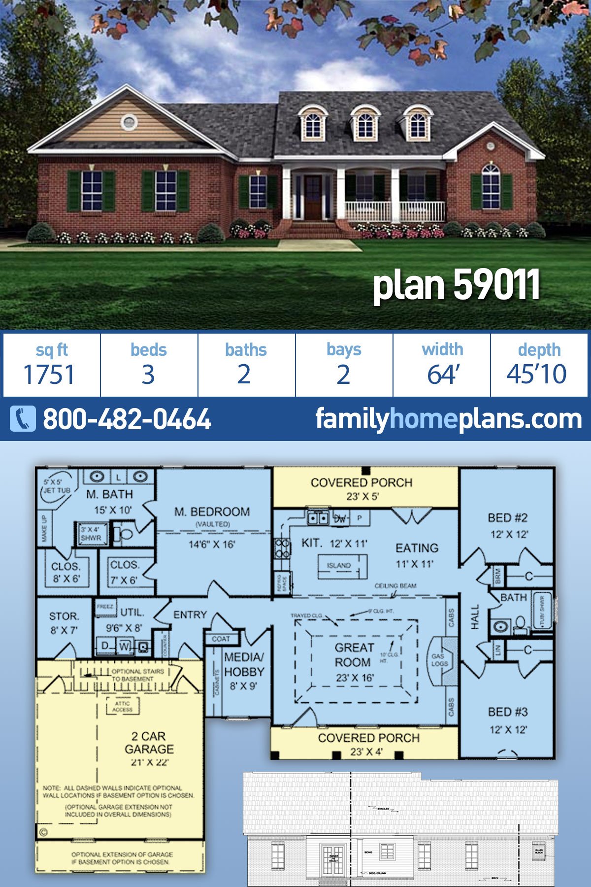 House Plan 59011
