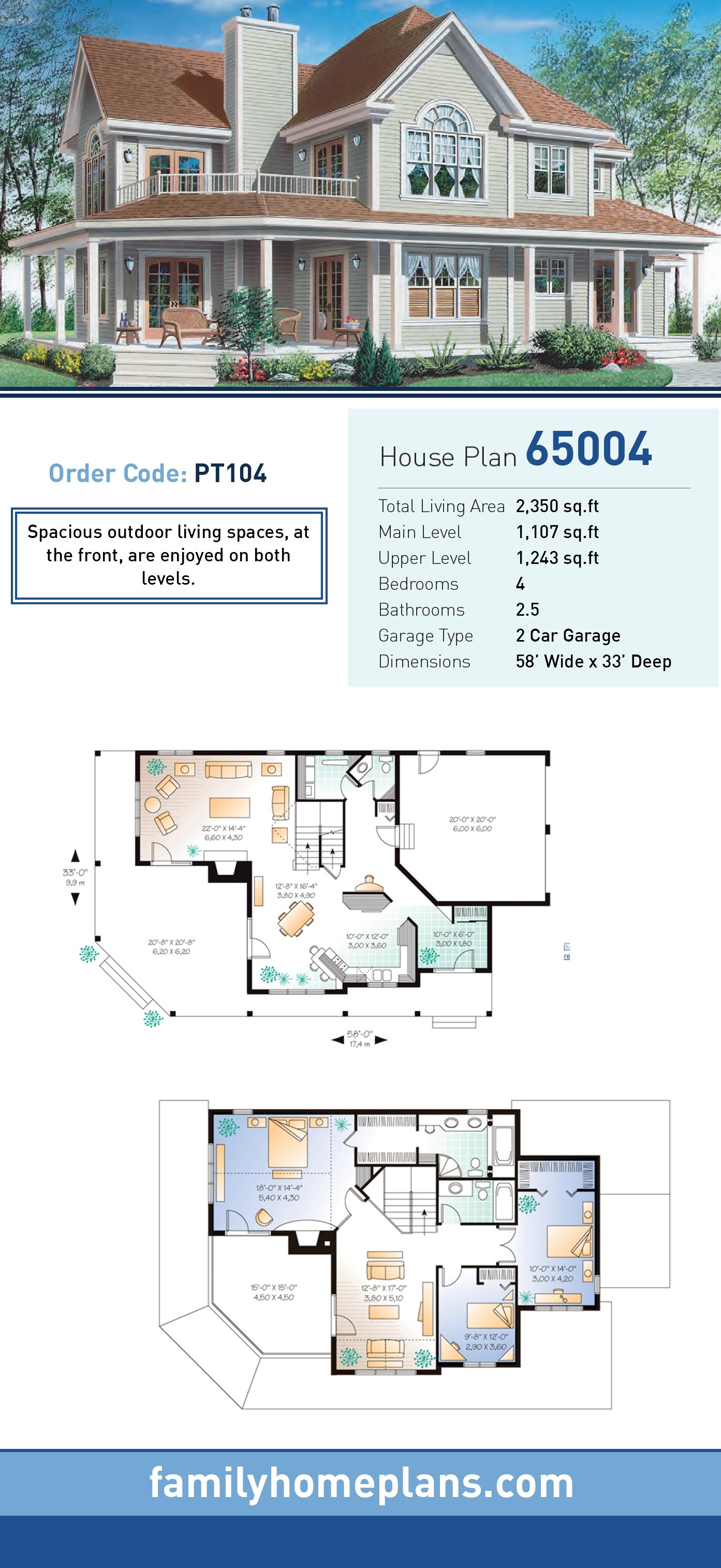 House Plan 65004