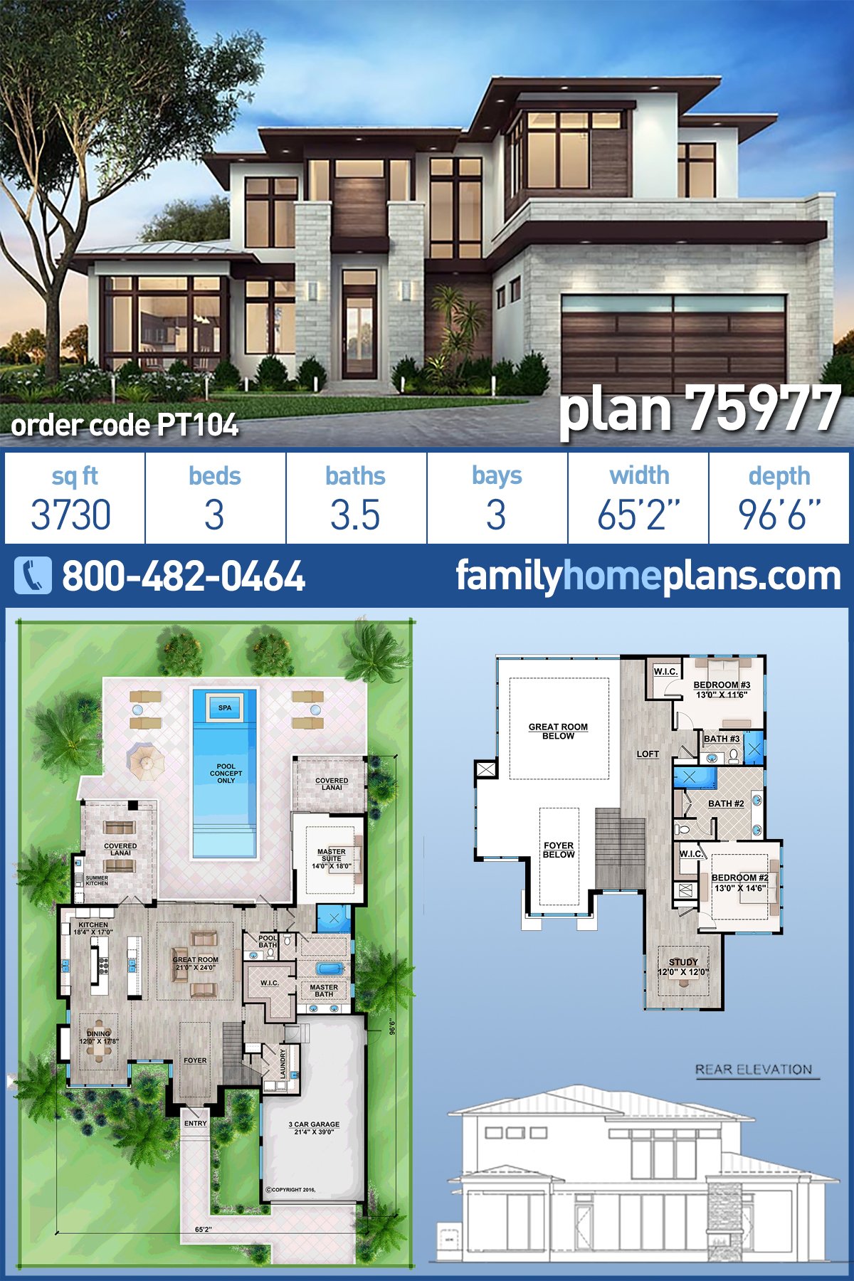 Big Modern House Floor Plan