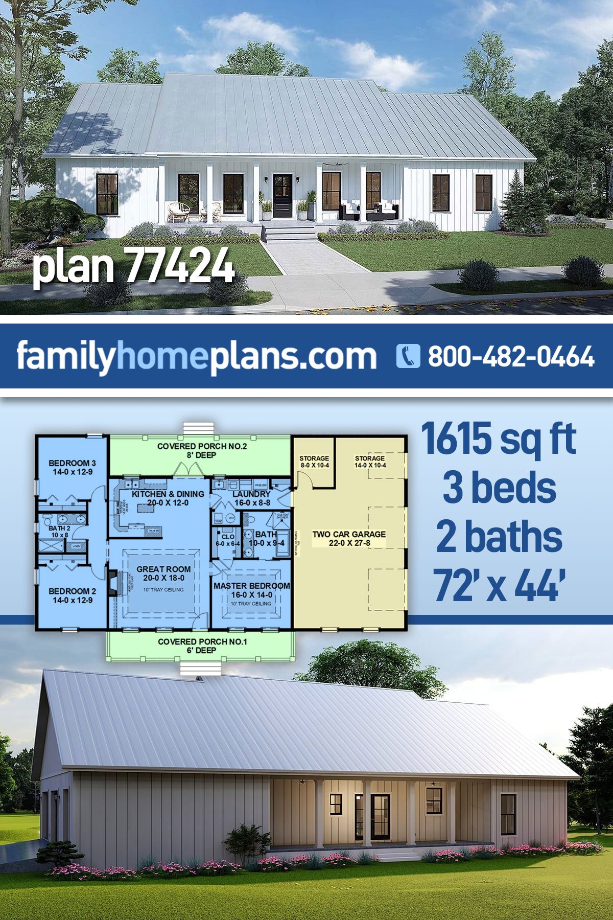 House Plan 77424