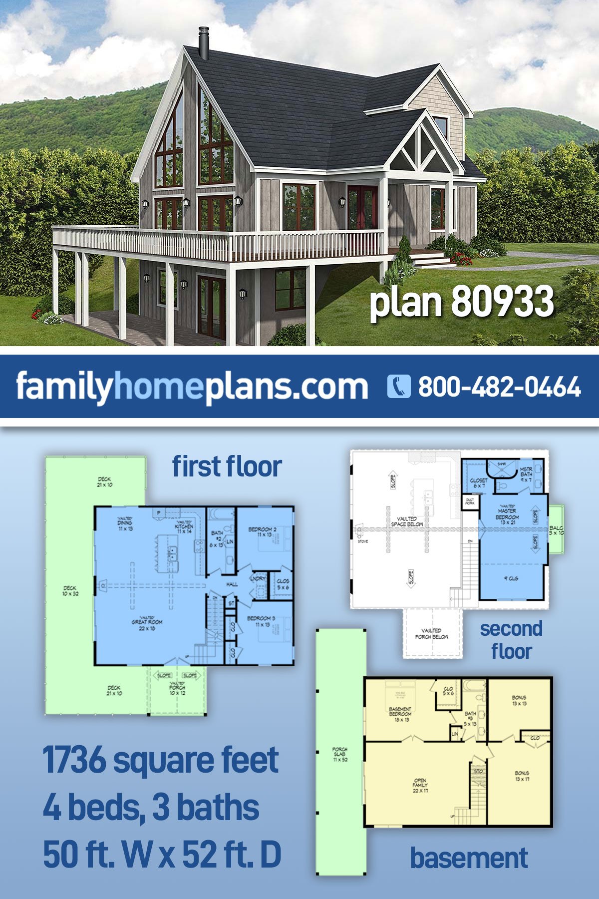 House Plan 80933