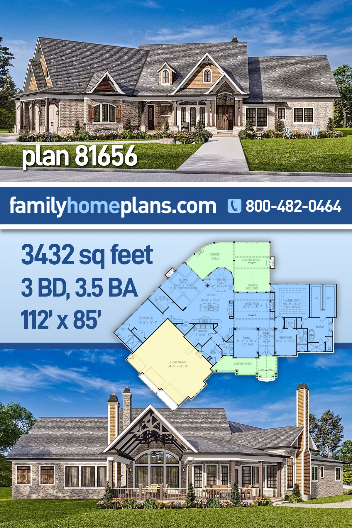 House Plan 81656