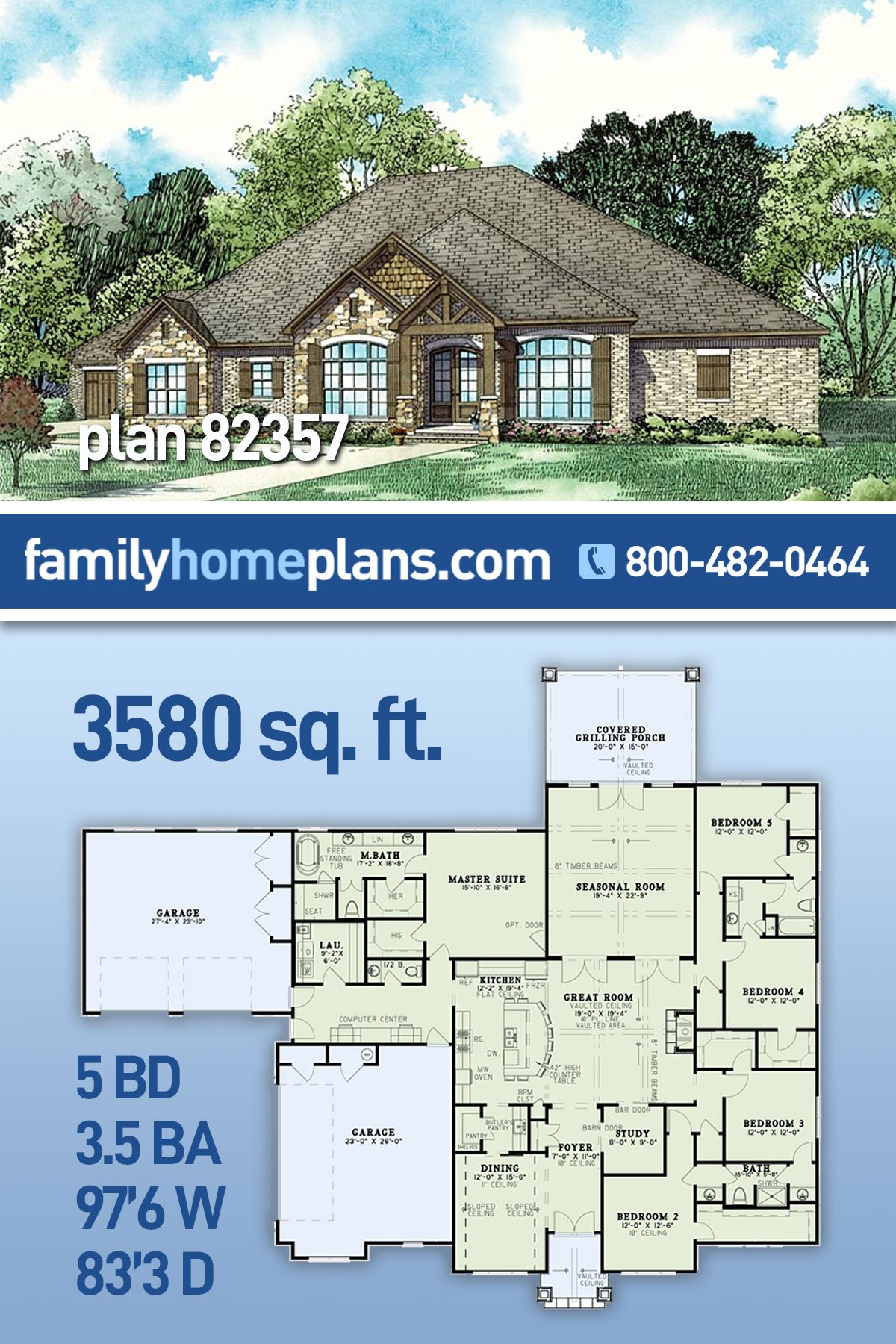 House Plan 82357